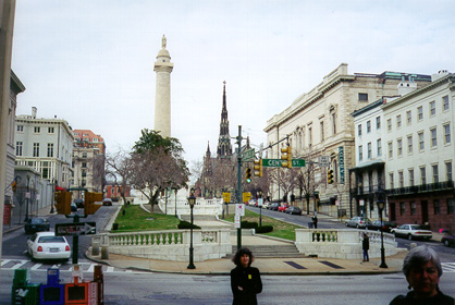 [Photograph of Mt. Vernon Place, Baltimore City]