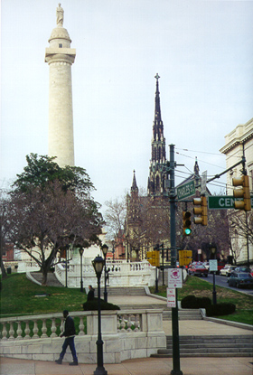 [Photograph of Mt. Vernon Place, Baltimore City]