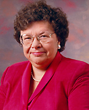 [photograph of Senator Mikulski]